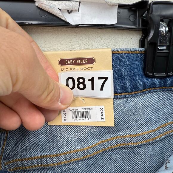 LUCKY BRAND X YELLOWSTONE WOMEN'S 8/29R TEETER WASH EASY RIDER FIT - Picture 6 of 9